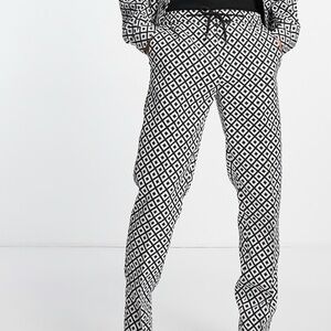 Asos White and Black Pants